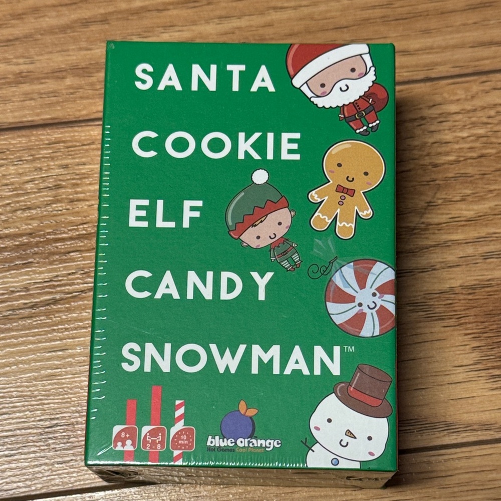 Brand new Blue Orange - Santa, Cookie, Elf, Candy, Snowman Card Game